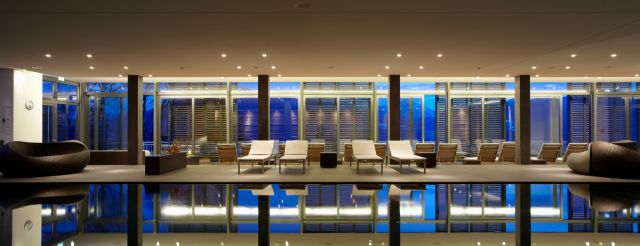 Hotel Bayern Natur Spa Indoor Pool Traumstimmung